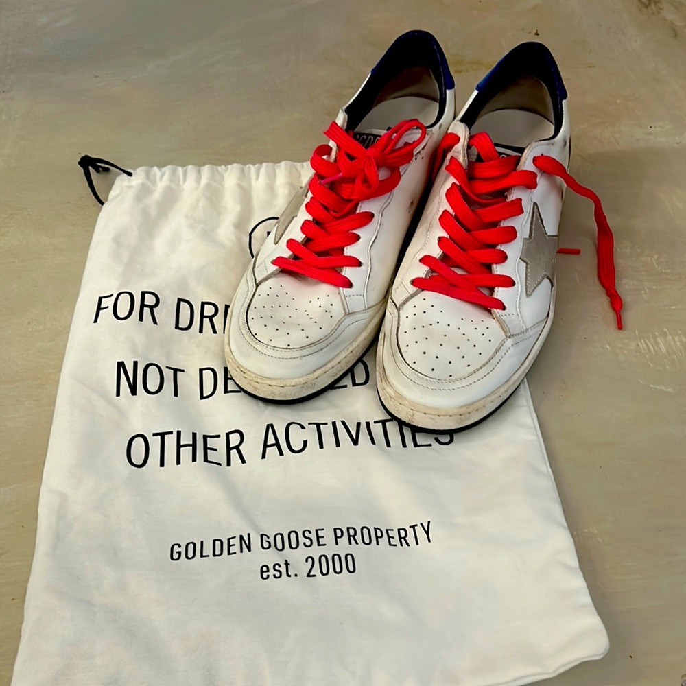 Pair of Golden goose, ball star model, in excellent condition, size 39